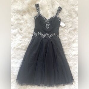 Black evening gown